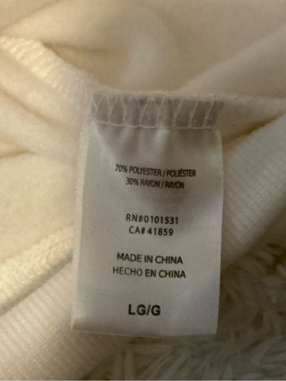 Coquette Soft girl Ivory Bow Zip-Up Hoodie – NWT – Juniors Large - Picture 7 of 7